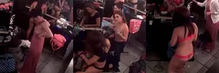 欧美脱衣舞化妆间实拍 全裸女神诱惑出镜 顶级身材尽收眼底